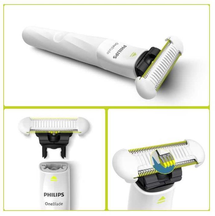 Aparat electric de ras si tuns PHILIPS OneBlade Intimate QP1924