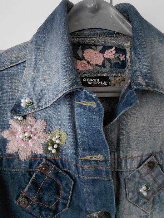 Дънково яке " Crazy word"  р- р "S"