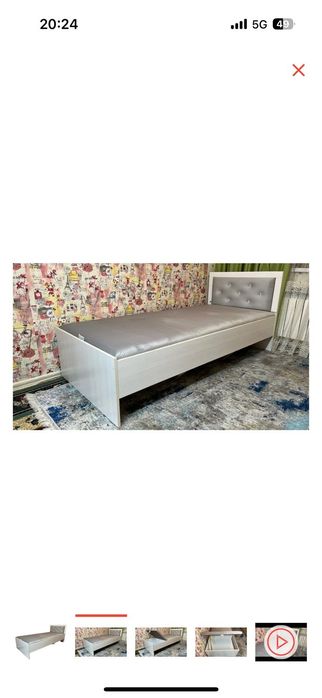 Кровать одно местыный