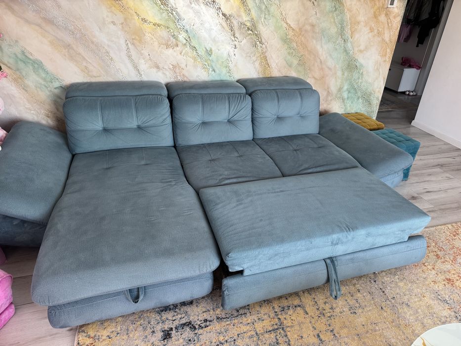 Vand coltar extensibil si cu lada de depozitare