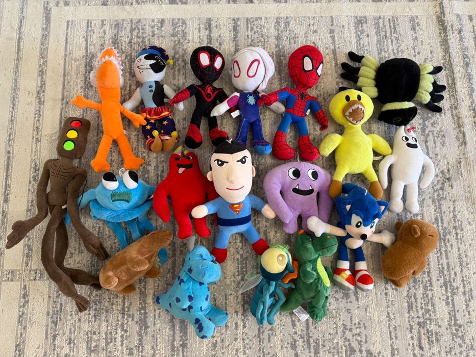 Игрушки мягкие в ассортименте