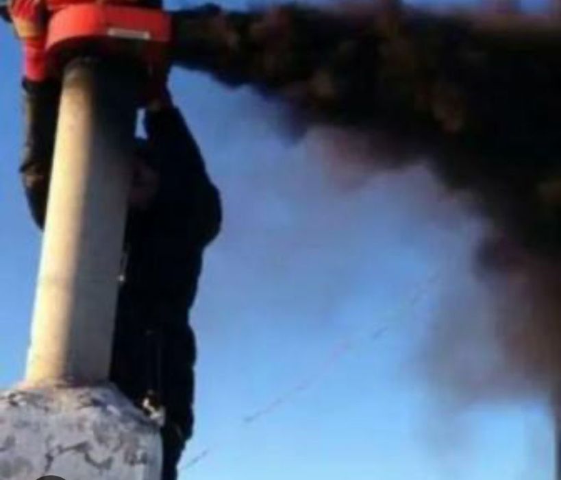 Чистка дымохода,трубочист.