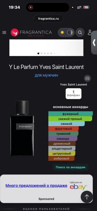 Parfum Yves Saint Laurent