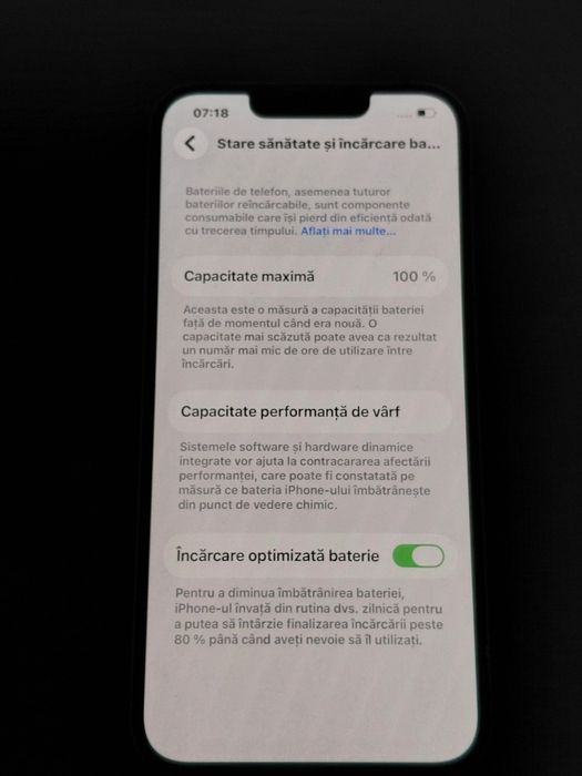 IPhone 13 Alb Baterie 100%
