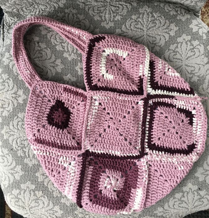 Шоппер ,косынка с крючком