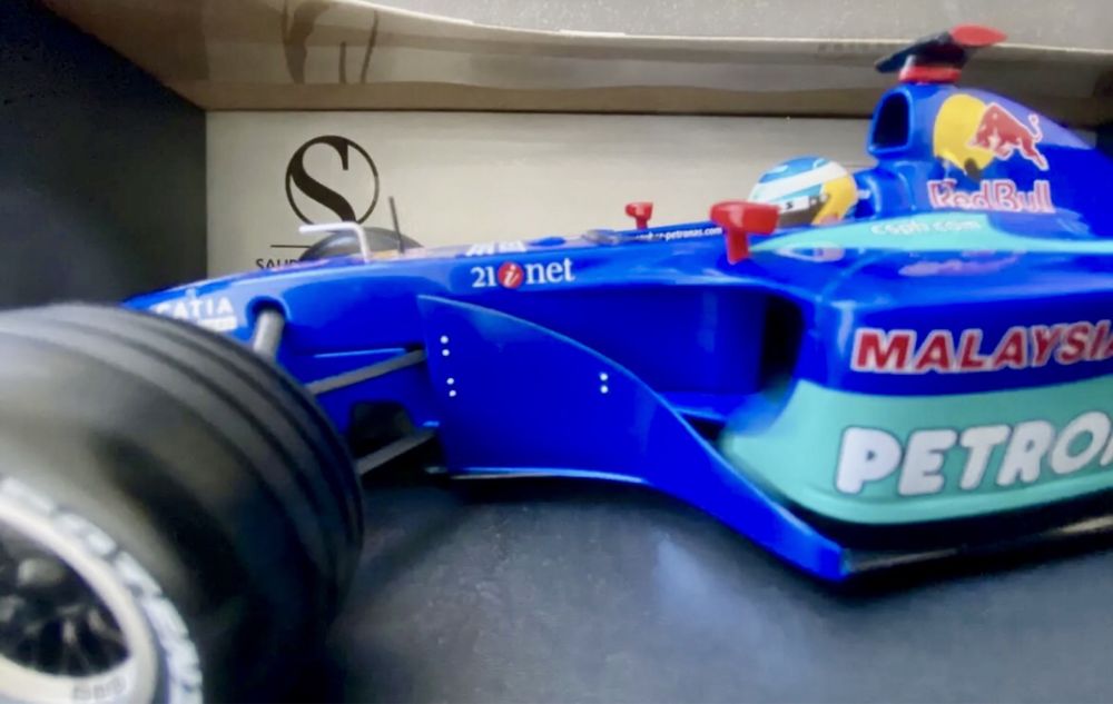 Machete formula 1 f1 1/18 Mclaren,Ferrari Sauber Minichamps Ed.limitat