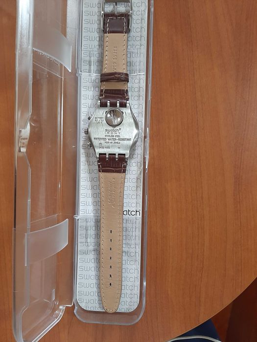 Ceas de colecție SWATCH IRONY CHRONOGRAPH,ediție specială, curea piele