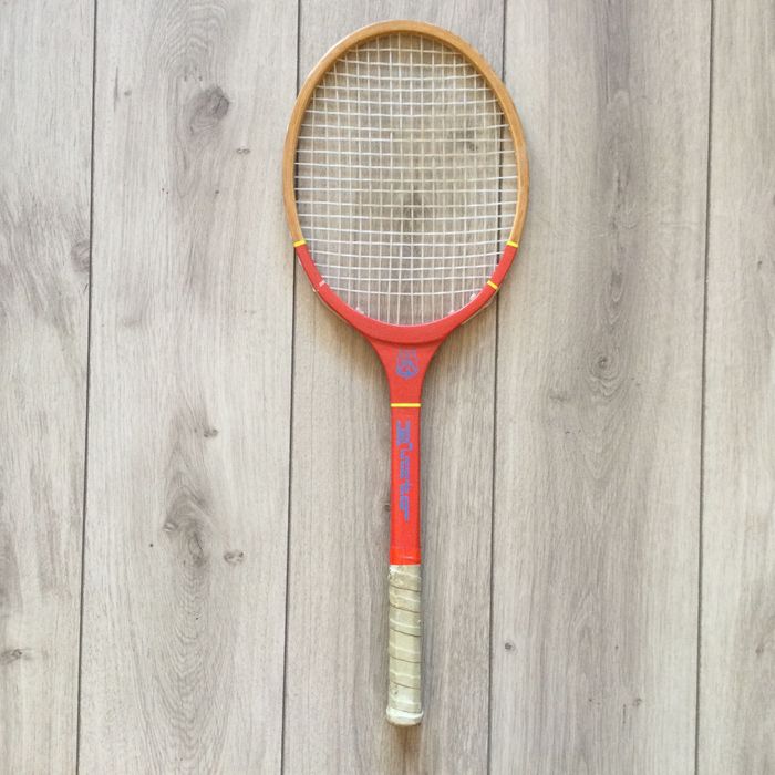 колекционерска дървена тенис ракета / хилка от 80-те години