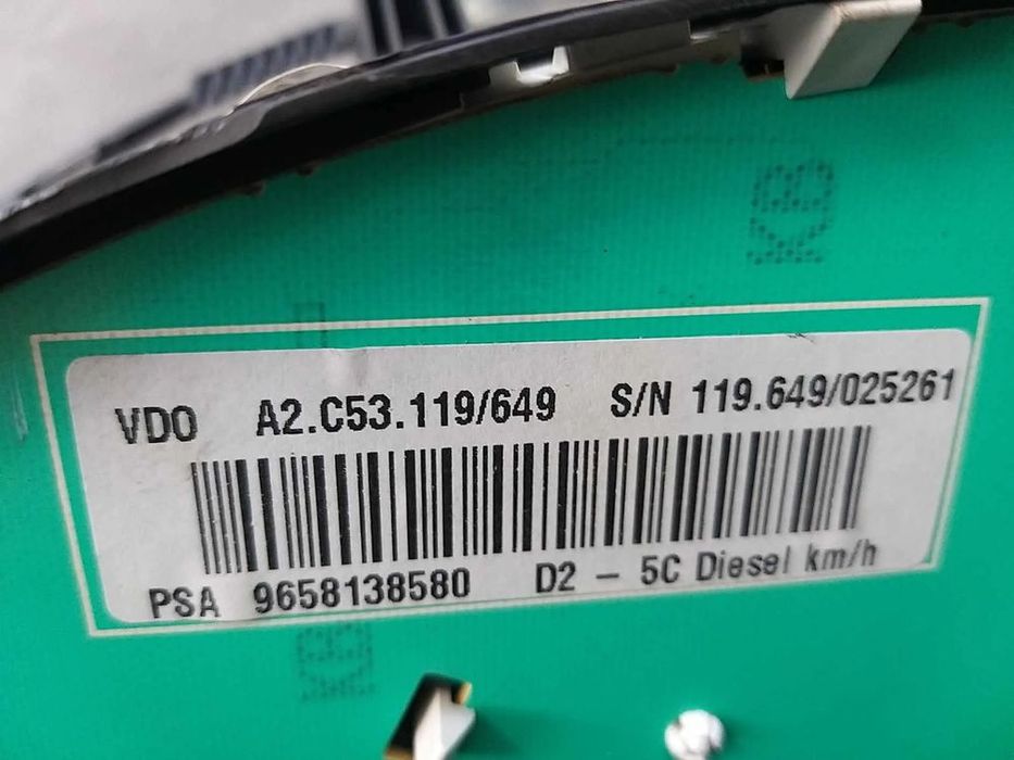 Ceasuri bord diesel peugeot 407 9658138580