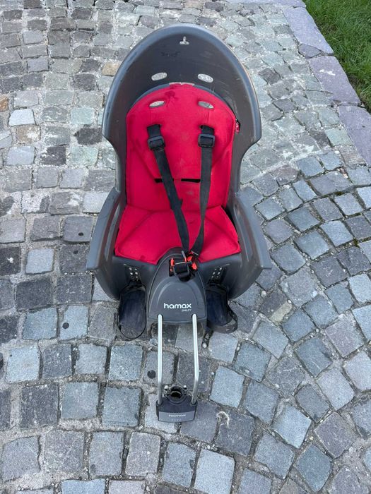 Scaun bicicletă pentru copii, cu prindere de cadru model HAMAX