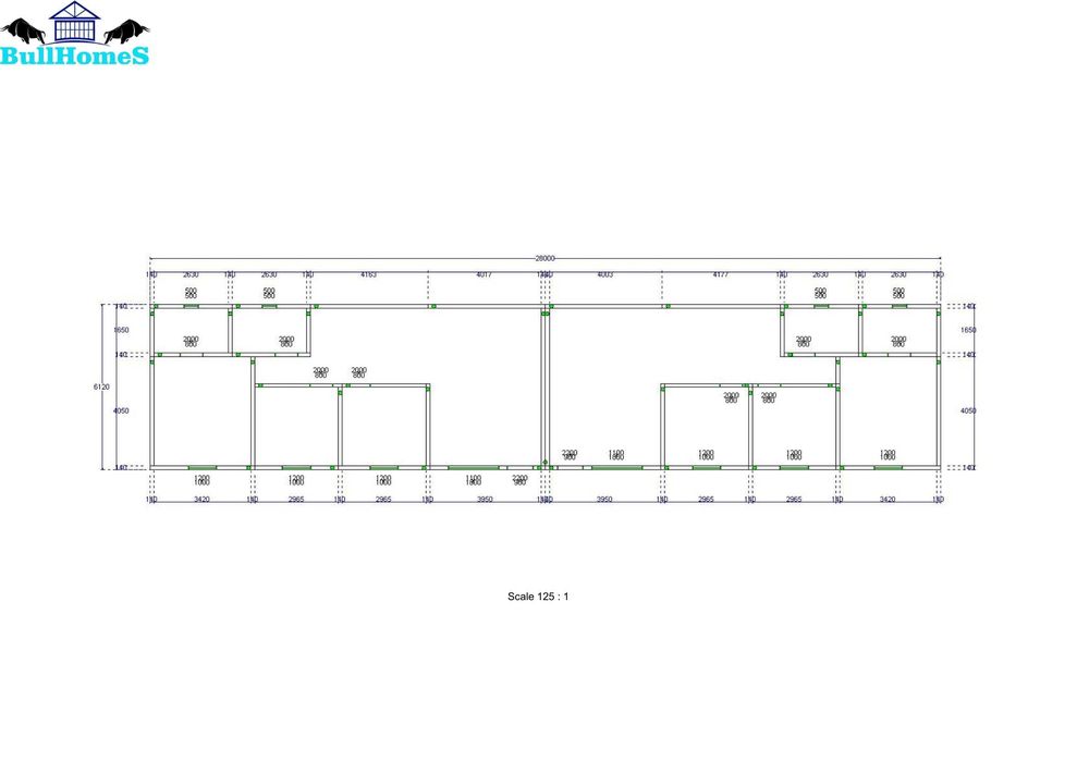 КРЕДИТ-Бунгала, Сглобяеми къщи, Преместваеми - 168м2 - два апартамента