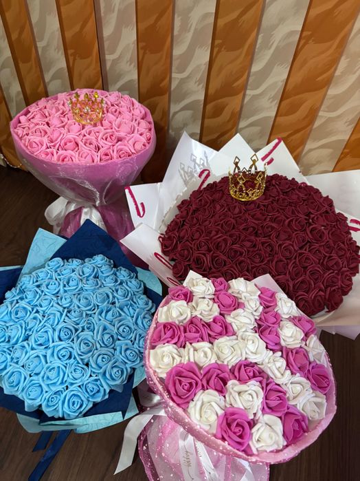 Букети от вечни рози