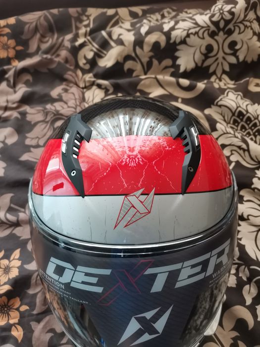 Карбонова Каска за мотор Dexter Cronos Carbon - Domin 8