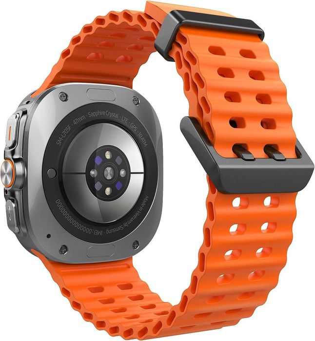 Силиконова Каишка за Samsung Galaxy Watch Ultra - Оранжев цвят