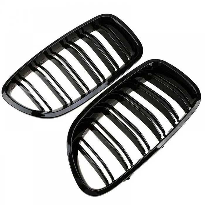 Бъбреци с двойни ребра M5 черен лак БМВ / BMW F10 , F11 / 2010 - 2017