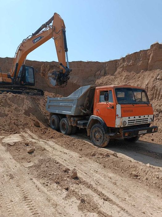 услуги самосвала, экскаватора, погрузчика, бульдозера, водовоза