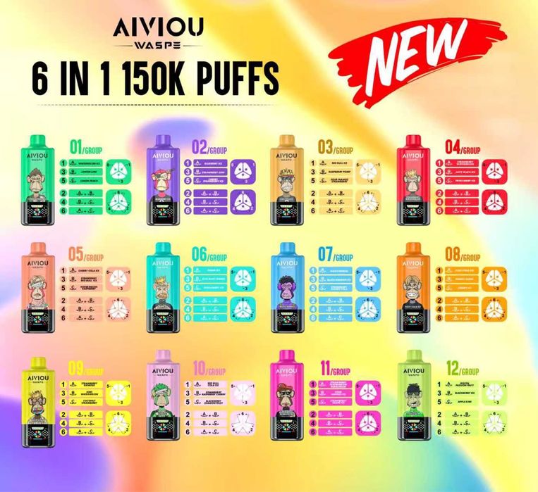 Vape Aiviou Waspe 150k Puff Unic in Romania