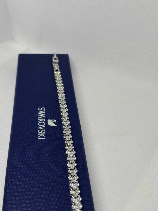 Гривна Сваровски / Гривна Swarovski - Тенис последен модел 17 см