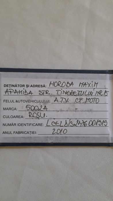 Atv Cf moto 500 cm3