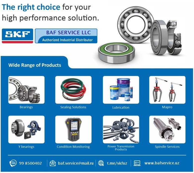 Оригинальные подшипники SKF