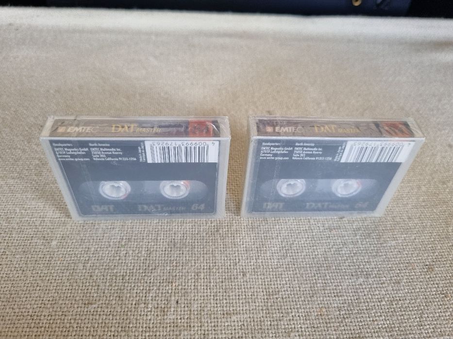 Pachet 2 buc Casete Audio DAT Emtec (Basf). Noi, sigilate.