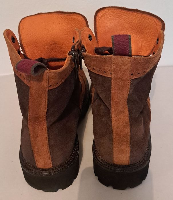 Ghete bărbati Enzo Bertini Velour camel mărimea 43