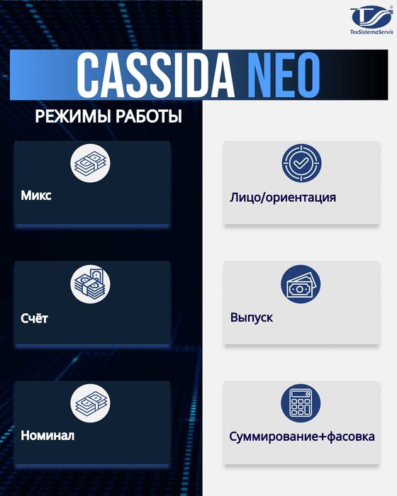 Сортировщик банкнот Cassida Neo