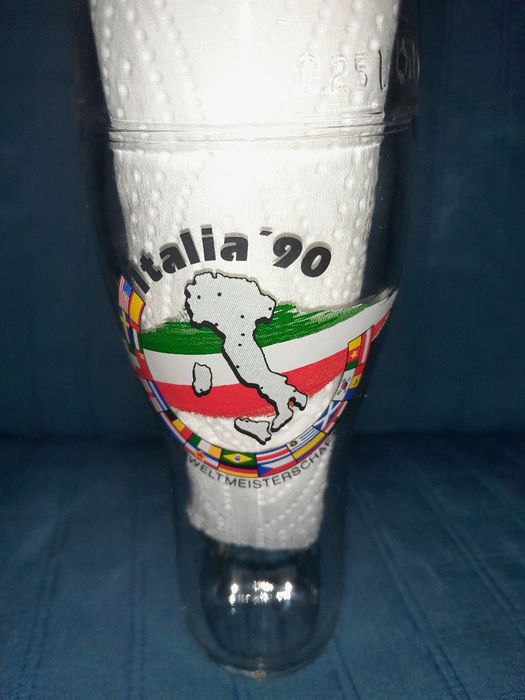 Pahar - cizma, suvenir  Italia '90