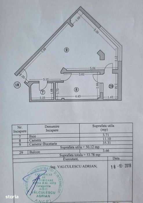 Apartament cu 2 camere de vânzare în Mamaia Nord
