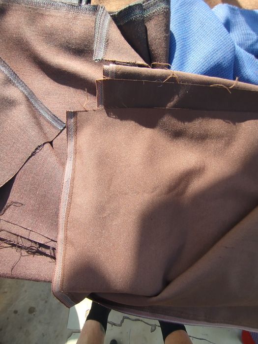 Материал и нитки