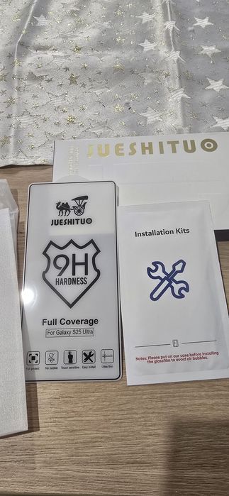 Комплект кейс и стъклен протектор за за Samsung Galaxy  S25 Ultra