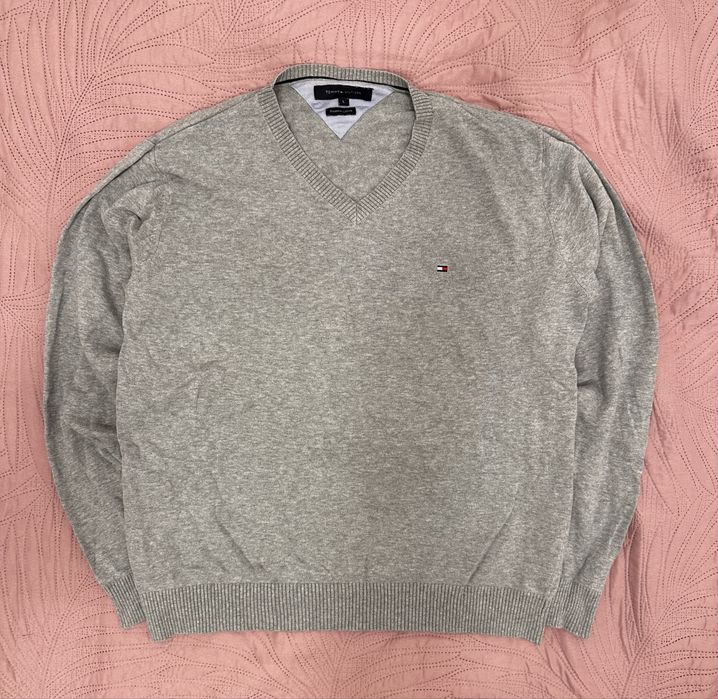 Bluza Tommy Hilfiger gri marimea L