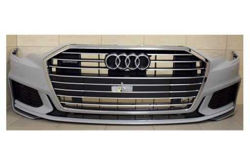 Audi A6 4K C8 bara fata Sline grila capota centrala S-line