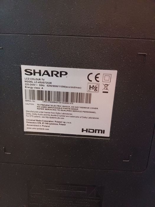 Телевизор sharp 40"