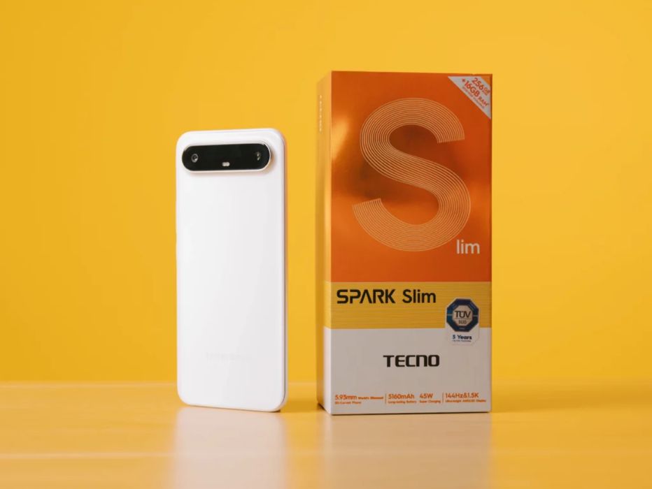 New! Новый! Tecno Spark Slim (8/256Gb) x iPhone Air | Bepul Dostavka