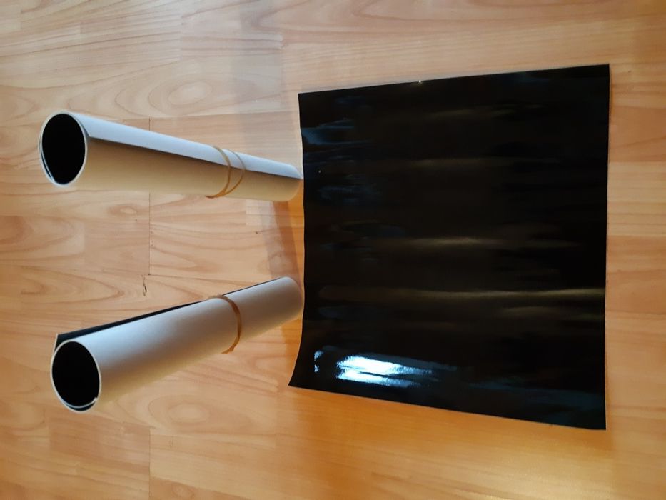 Autocolant acvariu, fundal negru, 30 cm inaltime