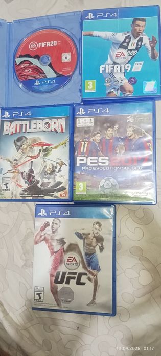 PlayStation 4/5 tushadigan disklari sotuvda manzil Sagdianada 29maktab