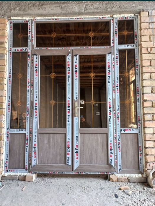 Акфа алимин пластик ешик ром йасап установка  киламиз