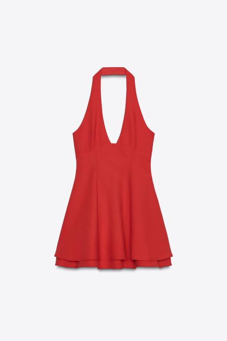 Червена рокля ZARA