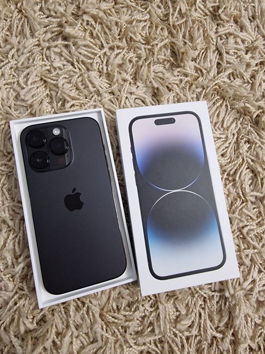 IPhone 14 Pro negru, 256 GB, FULL BOX, ca nou!