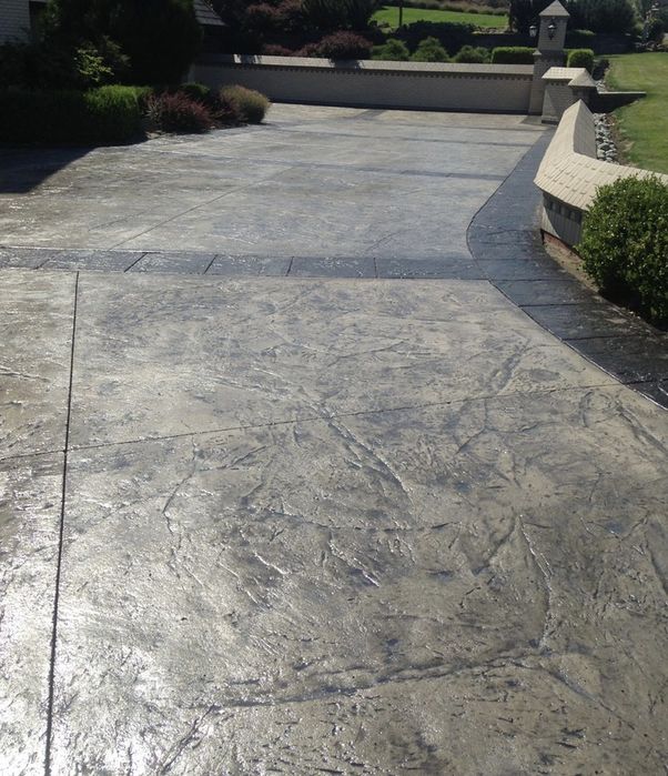 Шлайфан Бетон , Ресан, Щампован