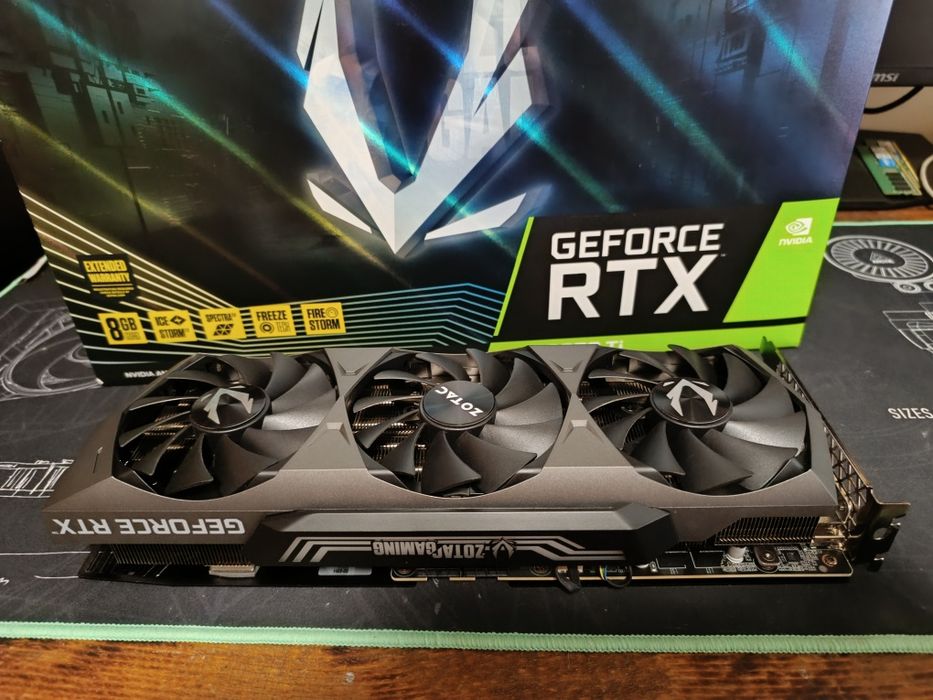 Перфектна видео кара ZOTAC GAMING RTX 3070 Ti Trinity OC 8GB