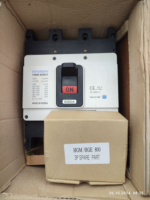 Автомат защиты 630А/380В.