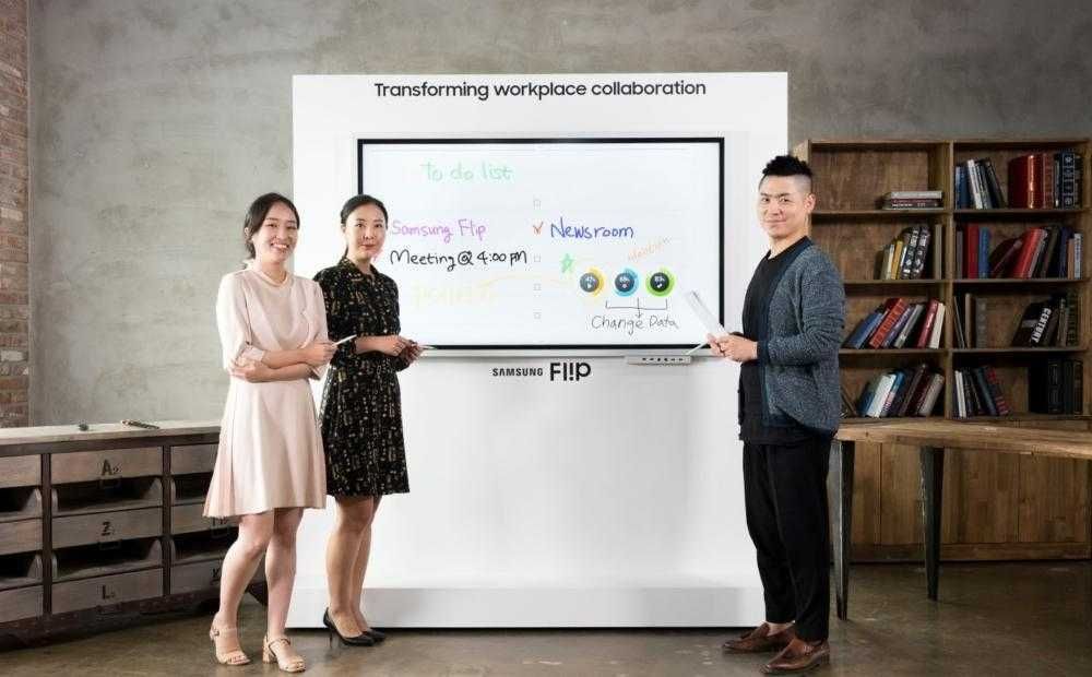 Интерактивная панель Samsung LH55WMBWBGCXCI 55 дюймов Flip