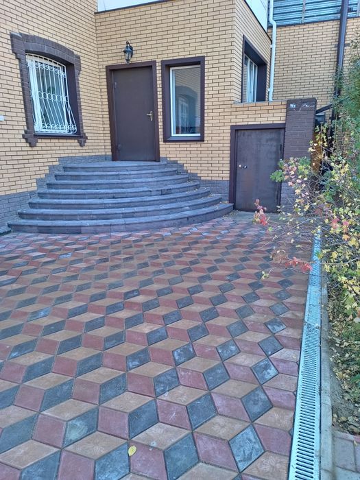 Укладка брусчатки