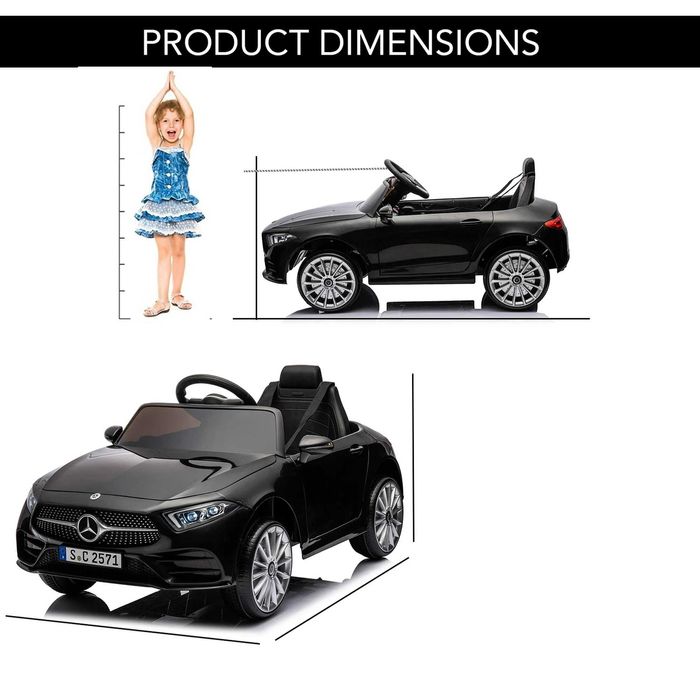 Акумулаторна кола Mercedes Benz CLS350  12V с меки гуми