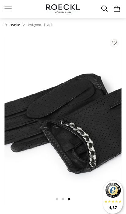 Оригинал! Перчатки ROECKL Германия, размер 7,5.