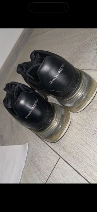 Sneakersi alexander mcqueen,talpa transparebta