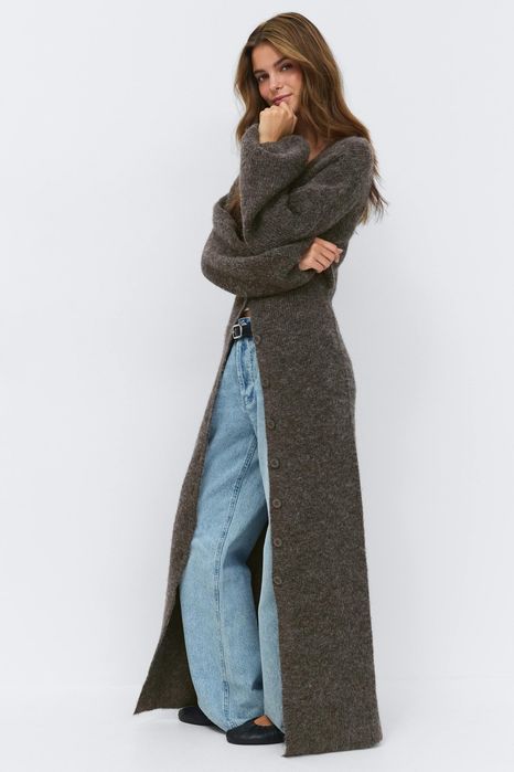 Cardigan culoare gri