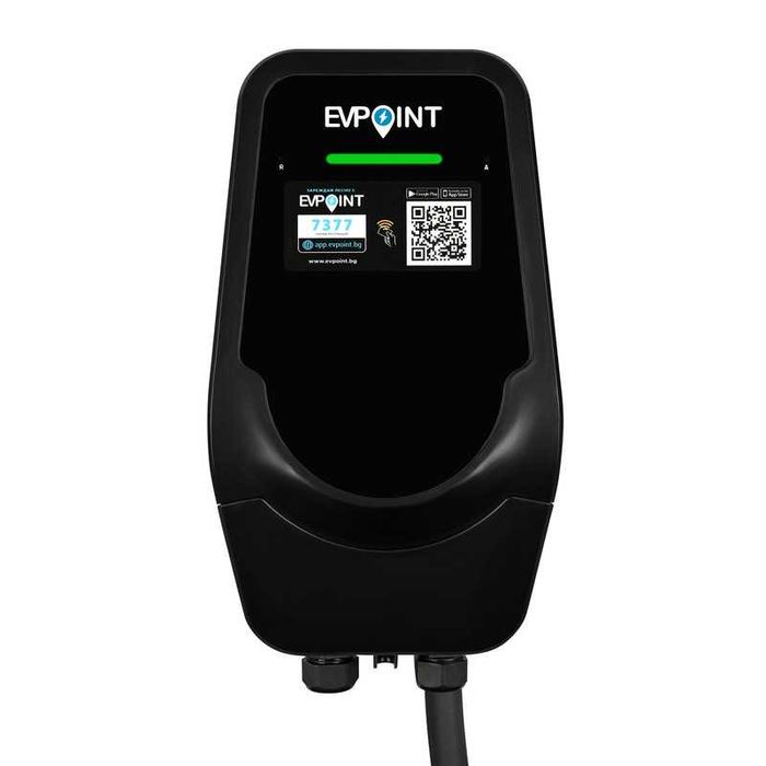 Зарядна станция EVPoint EV22 PLUS |  кабел Тип 2 | 22 kW AC